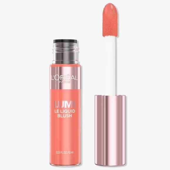 🦋Pick 5/$25 LOREAL 610 DEWY RICH CORAL LUMI LE LIQUID BLUSH NEW FULLSZ - Picture 1 of 5